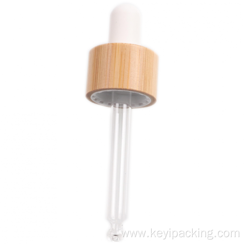 18/410 bamboo medicine dropper for essential oil bottles